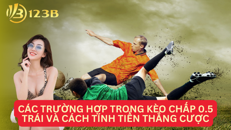 Các trường hợp trong kèo chấp 0.5 trái và cách tính tiền thắng cược